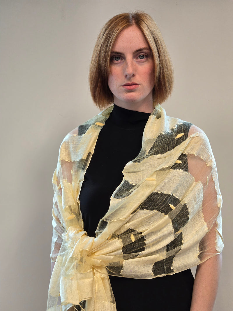 Silk-Viscose Wrap