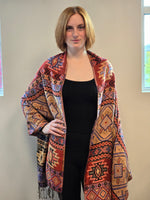 Viscose Jacquard Reversible Shawl