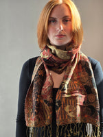 Viscose Jacquard Reversible Scarves