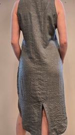 Textured Dress with back and front slit