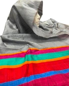Textured Raw Silk scarves