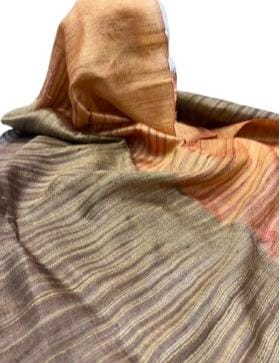 Textured Raw Silk scarves