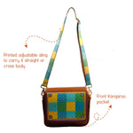 Ethnic Pattern 5- Messenger Sling ( Colourful Windows)