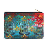 Ethnic Window Blue Utility Pouch