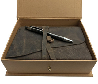 Handmade Leather Journal With Box