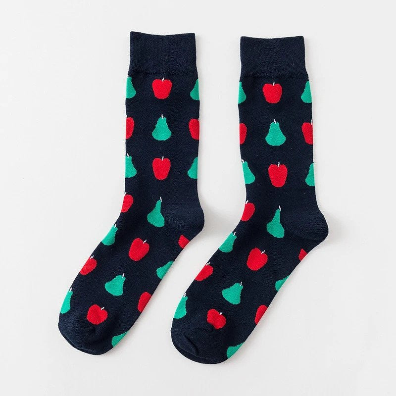 Pure Cotton Fruit Unisex Socks