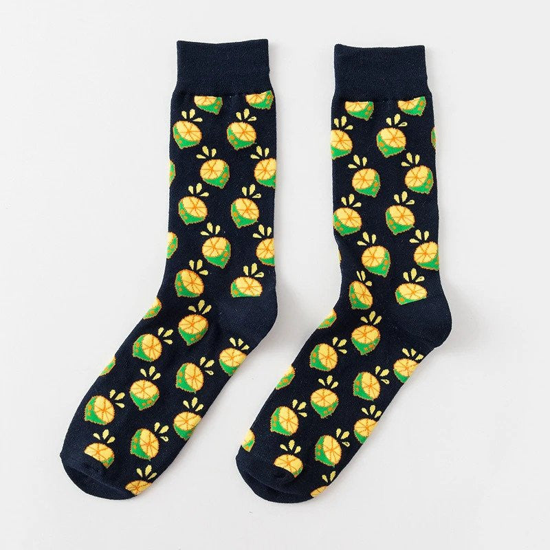 Pure Cotton Lemon Unisex Socks